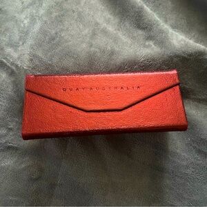Quay Australia Red Glasses Case